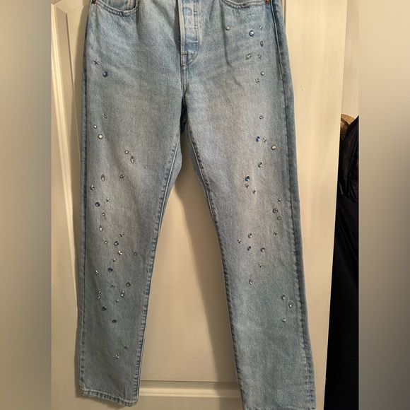 Levi’s 501 Original Fit Studded Women’s Jeans - Picture 3 of 10